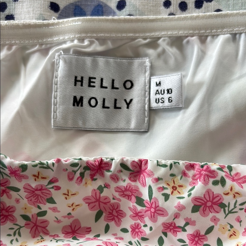 Hello Molly Strapless Floral Patchwork Dress - image 2